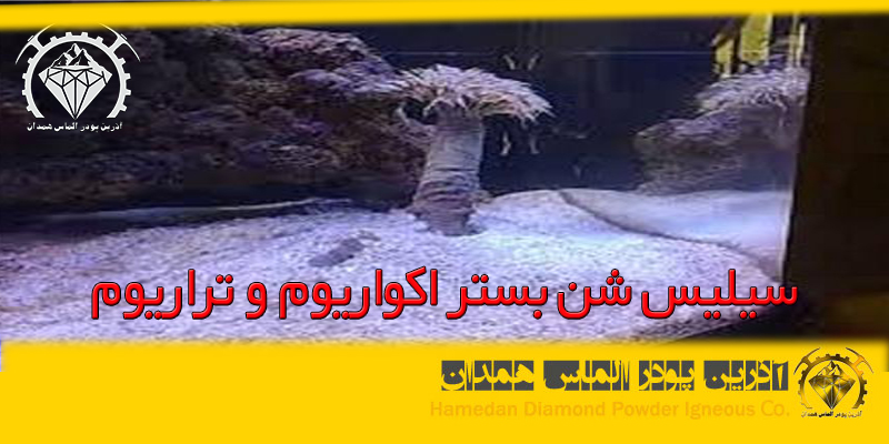 سیلیس شن بستر آکواریوم و تراریوم